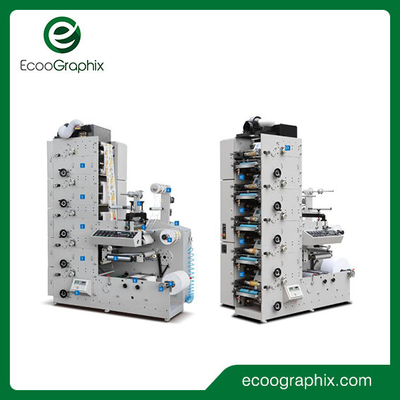 Flexographic UV 상표 인쇄기 자동적인 60m/Min 6 색깔