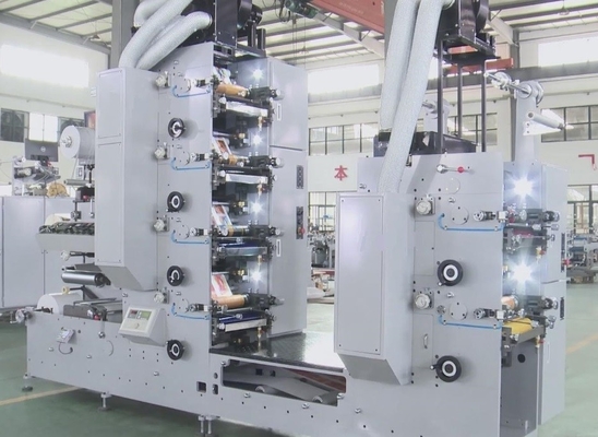 Flexographic UV 상표 인쇄기 자동적인 60m/Min 6 색깔