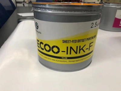 ECOO-INK-F 오프셋 인쇄용 적색 용매 기반 잉크 열 경화