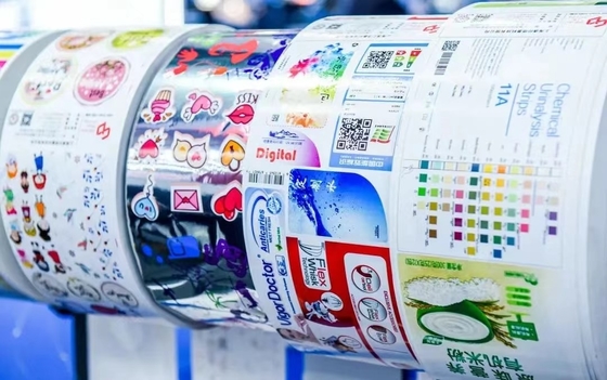 자동 롤 로 롤 풀 컬러 디지털 레이블 UV 잉크젯 프린터