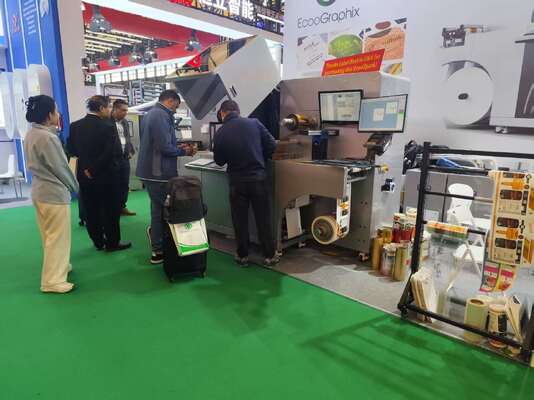 디지털 로터리 UV 라크 프린팅 및 콜드 포일링 기계