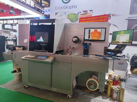 450mm 디지털 라벨 포스트 프레스 라크 인쇄 냉판 인쇄 기계