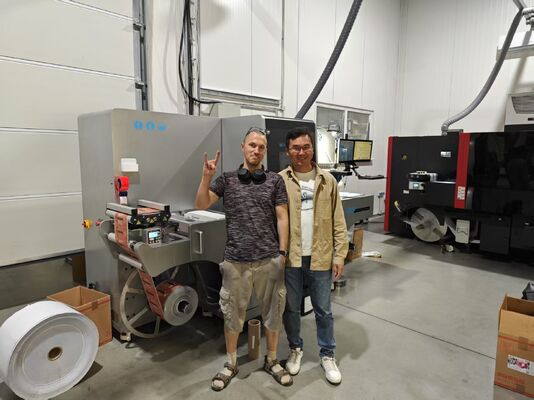 450mm 디지털 라벨 포스트 프레스 라크 인쇄 냉판 인쇄 기계