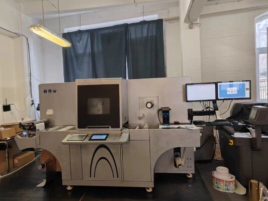 무판 방식의 디지털 라벨 장식 기계, 1440*360 dpi 해상도 및 3년 보증