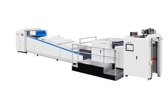 초고속 자외선 라크링 기계 9500 장/시간, 730x1060mm 최대 장 크기와 테플론 운반 벨트