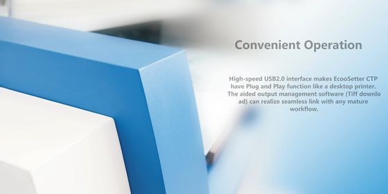 동적인 자동 초점 UV 열 CTP 기계