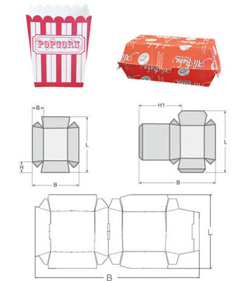 380V 200GSM 200PCS/Min 통 패키징 머신