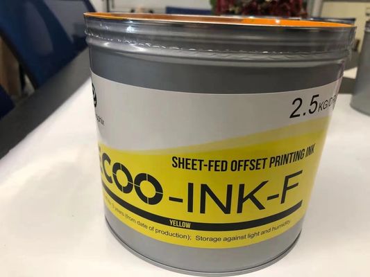 CMYK 빨리 마른 벌충 시트페드 UV 프린팅은 2.5kgs/Tin을 서명합니다