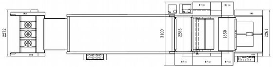 6200PCS/H 1100x1450mm UV 장소와 전체적 코팅기기 광택기
