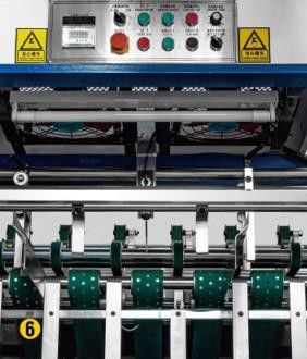 5500pcs/H 620mm 자동 UV 스폿 니스 코팅 기계