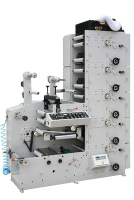 2개의 색깔 60m/Min CNC Flexo 상표 스티커 필름 인쇄기