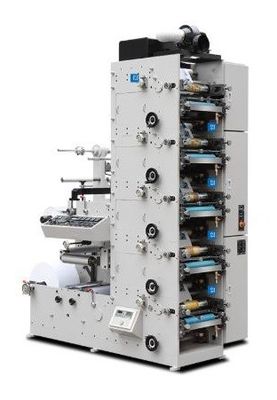 접착성 상표를 위한 60M/Min UV Flexographic 인쇄기