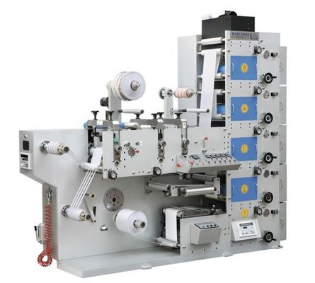 자동 UV 라벨 Flexo 인쇄기 600mm 되감기