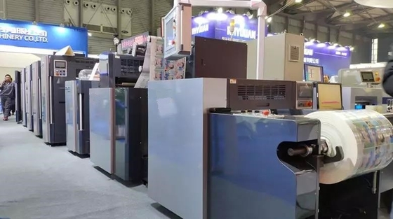 680mm 웹 폭 상표 인쇄기 자동적인 회전하는 오프셋 인쇄기