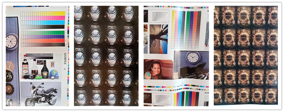 A2 4Colors 벌충 시트는 인쇄 장비 12000s/H에게 UV를 공급했습니다